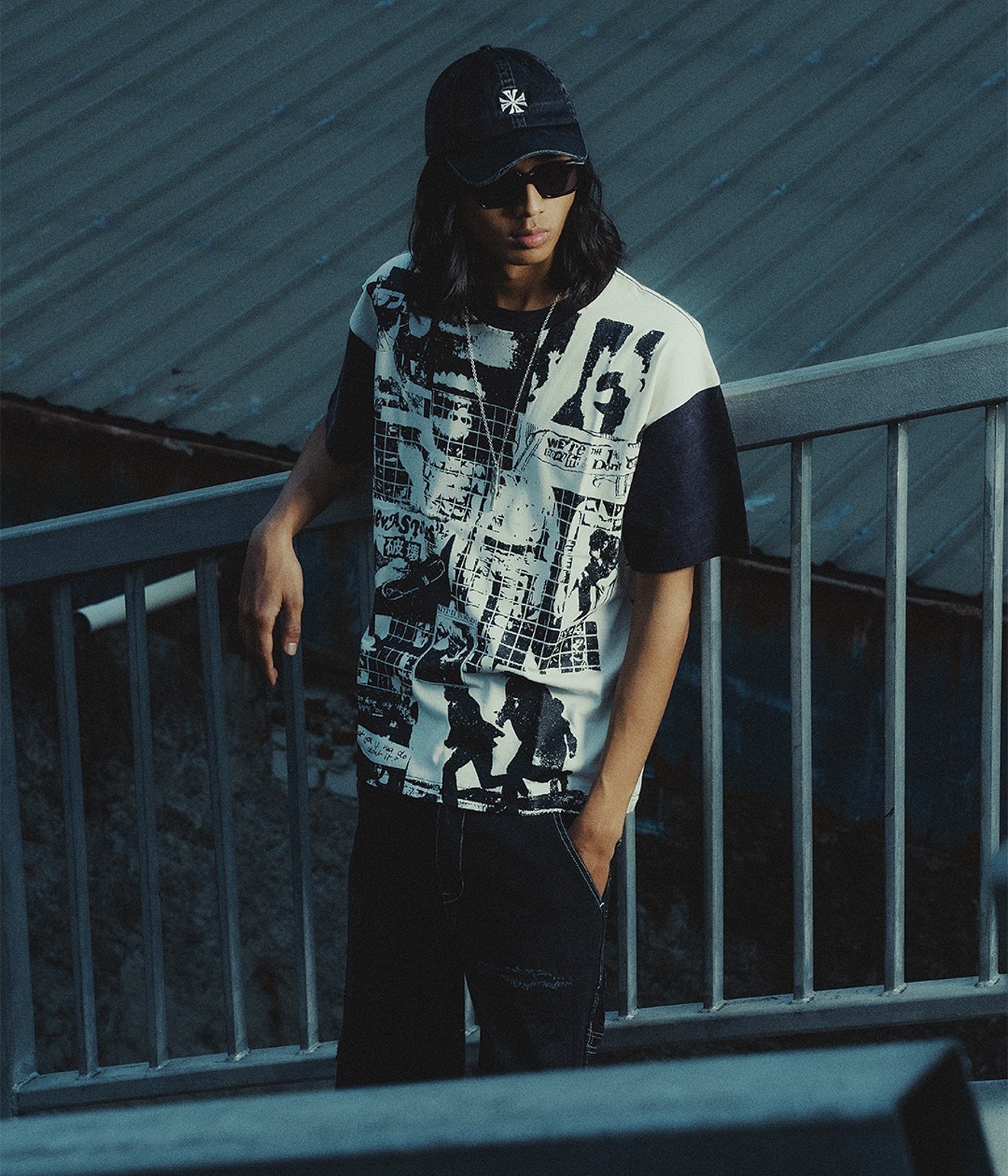 DEVÁ STATES "MARGINAL GFX T-Shirt" Black - WEAREALLANIMALS