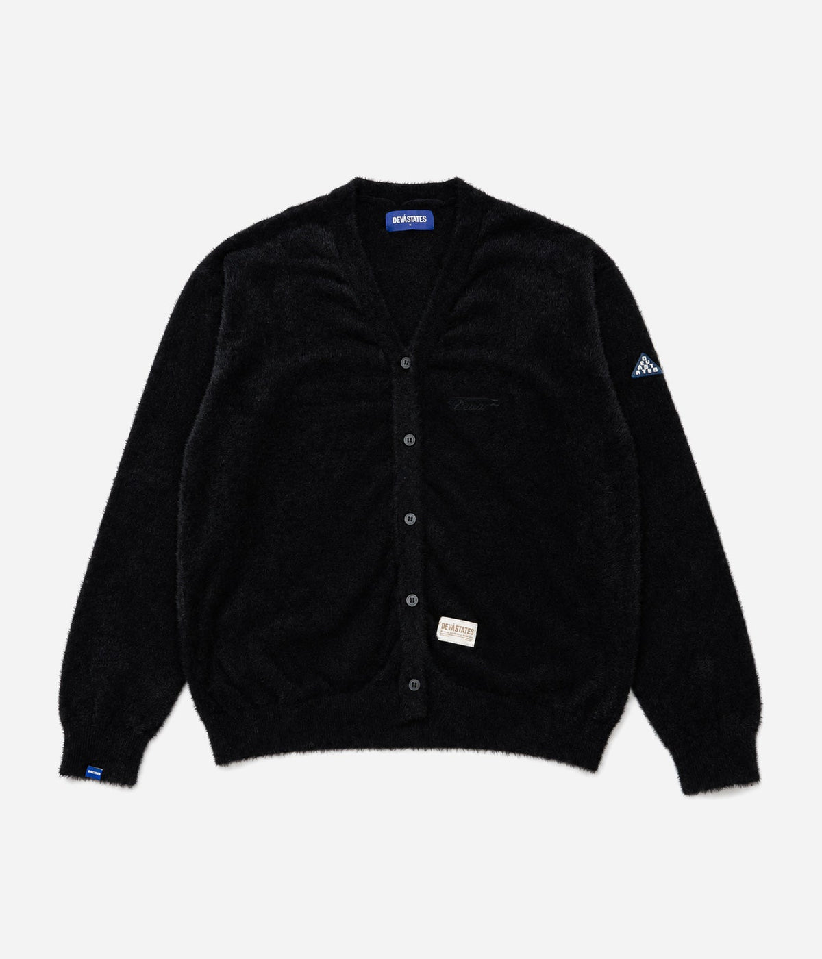 DEVÁ STATES "Mohair Cardigan -FUZZ-" Black - WEAREALLANIMALS
