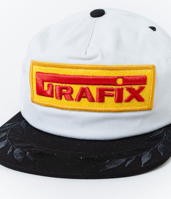 DEVÁ STATES "Snapback Cap - SLICK" White - WEAREALLANIMALS