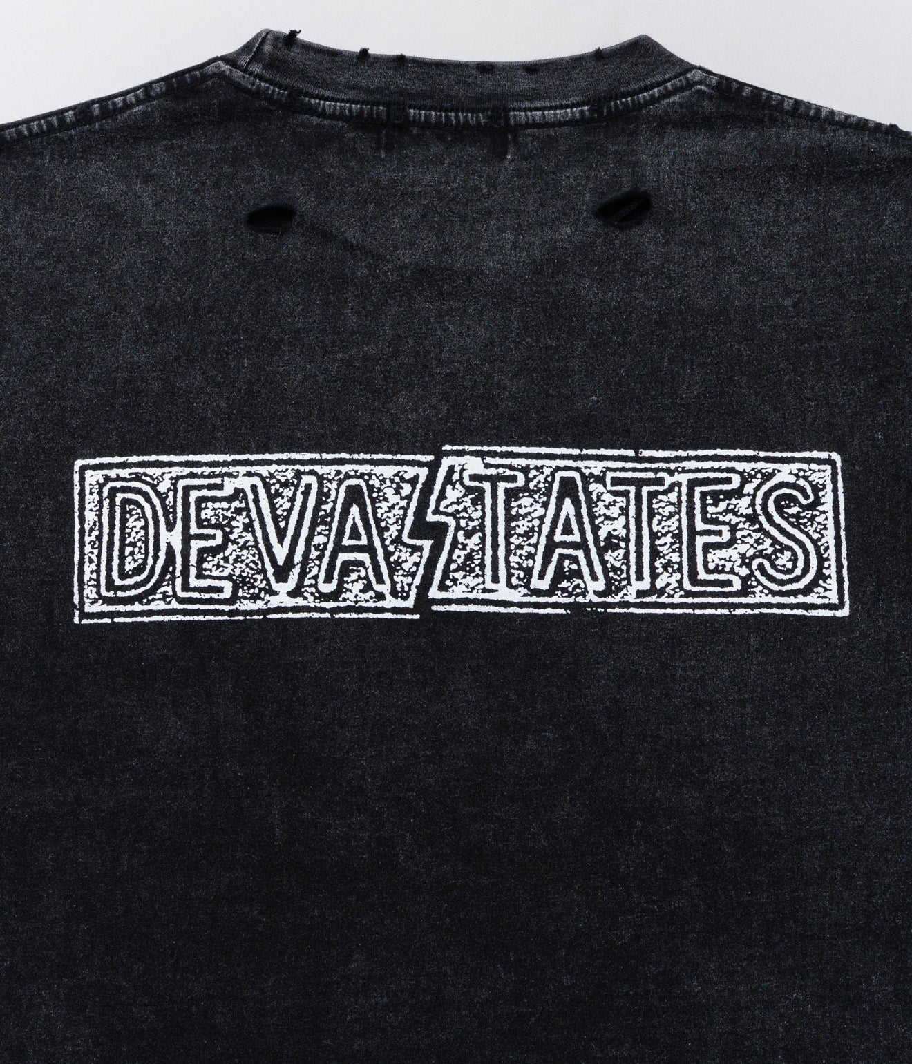 DEVÁ STATES "S/S Tshirt - MORTAR" Washed Black - WEAREALLANIMALS