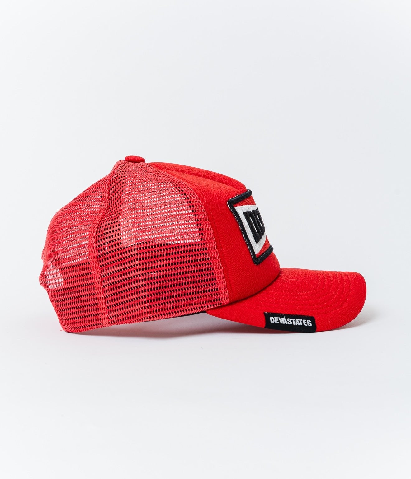 DEVÁ STATES "Trucker Cap - GREASE" Red - WEAREALLANIMALS
