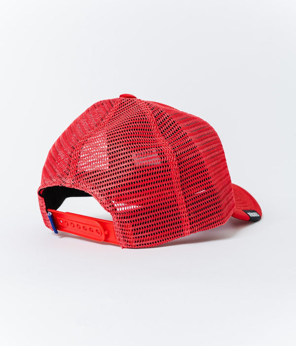 DEVÁ STATES "Trucker Cap - GREASE" Red - WEAREALLANIMALS