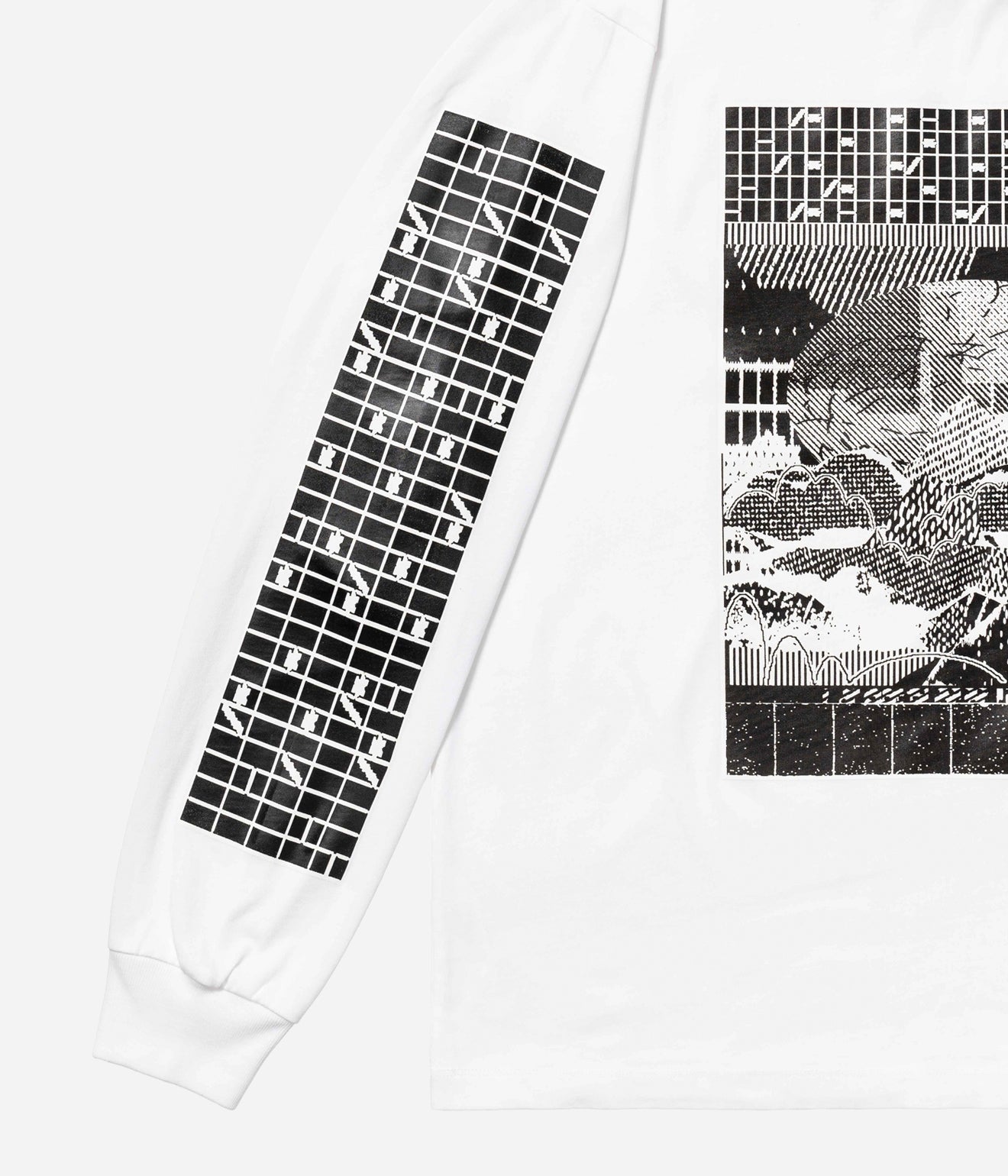 LOOSEJOINTS "BROSHUDA - 'WELTWERDUNG' L/S TEE" WHT - WEAREALLANIMALS