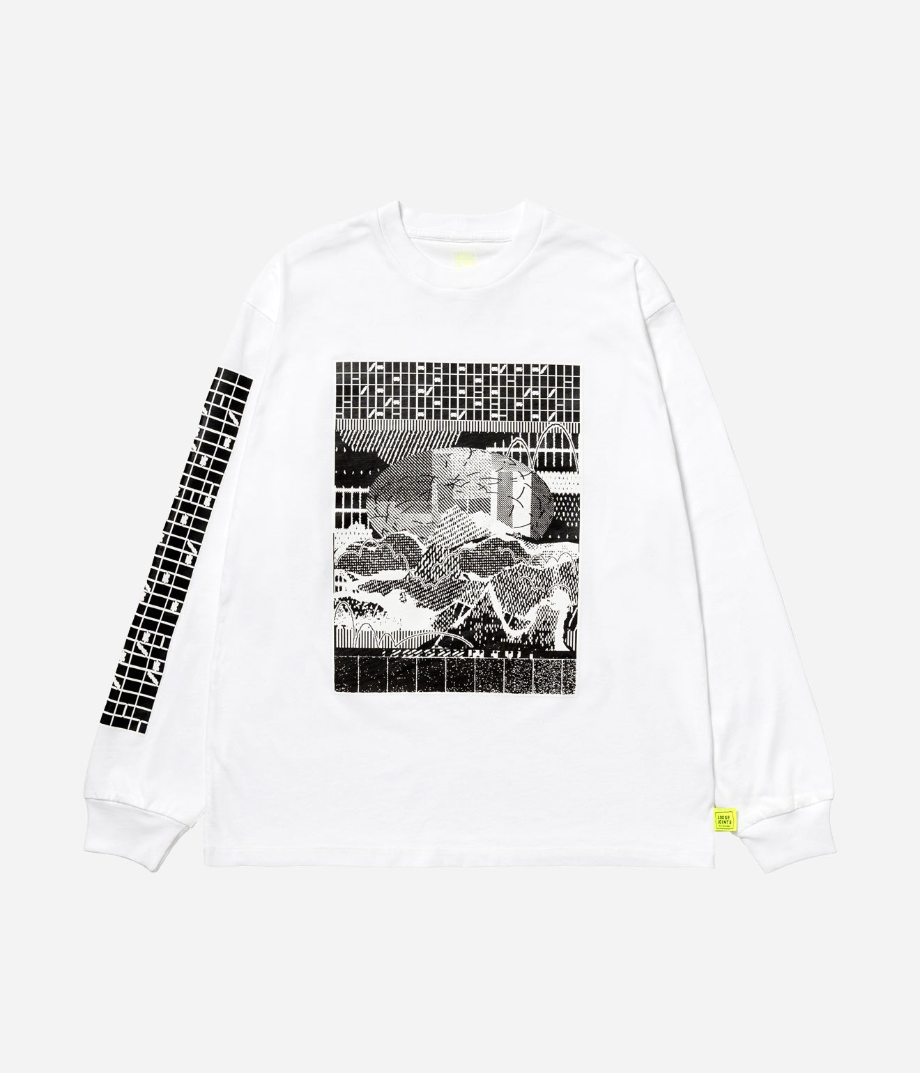 LOOSEJOINTS "BROSHUDA - 'WELTWERDUNG' L/S TEE" WHT - WEAREALLANIMALS