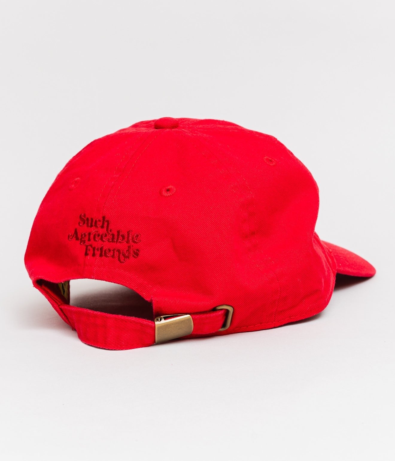 LOOSEJOINTS "CLAY ARLINGTON - 'FAWAloose' BASEBALL CAP" RED - WEAREALLANIMALS