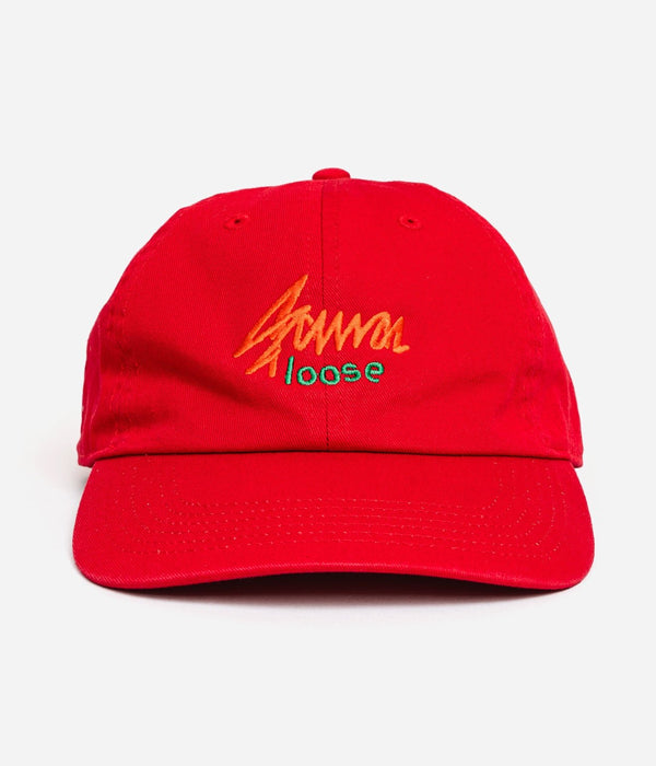LOOSEJOINTS "CLAY ARLINGTON - 'FAWAloose' BASEBALL CAP" RED - WEAREALLANIMALS