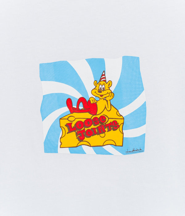 LOOSEJOINTS "DEADKEBAB - 'CHEESE' S/S TEE" WHT - WEAREALLANIMALS