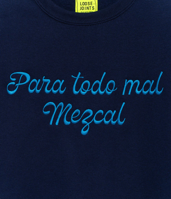 LOOSEJOINTS "ED DAVIS - 'PARA TODO MAL, MEZCAL' CREW NECK" NVY - WEAREALLANIMALS