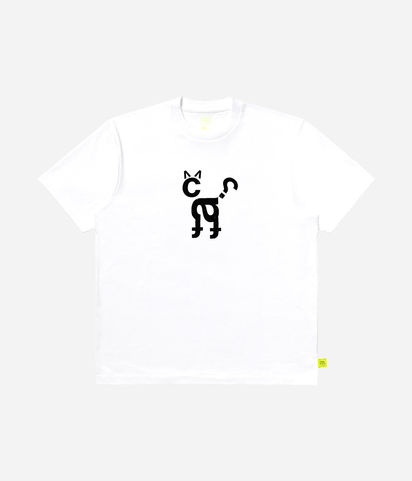 LOOSEJOINTS "JASON FOX - 'MEOW' S/S TEE" WHT - WEAREALLANIMALS