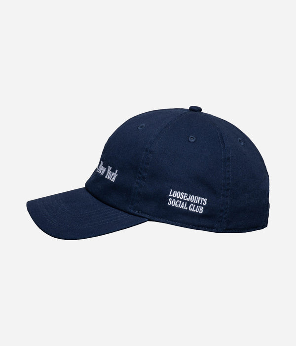 LOOSEJOINTS "KOSUKE SHONO - 'ADDRESS' BASEBALL CAP" NVY - WEAREALLANIMALS