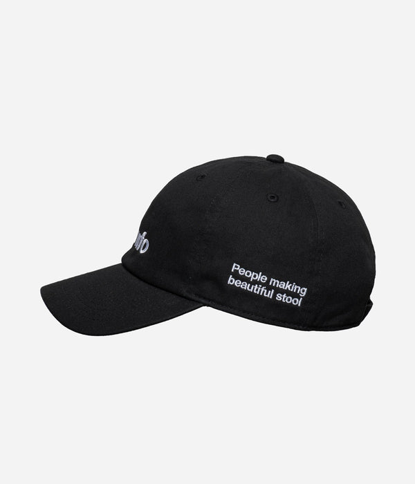 LOOSEJOINTS "NORITERU MINEZAKI - 'THE MUSIC OF THE SENUFO' BASEBALL CAP" BLK - WEAREALLANIMALS