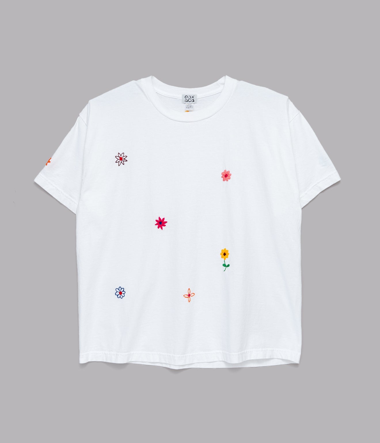 OAXACA "Embroidery T - Shirt" Flower / XL - WEAREALLANIMALS