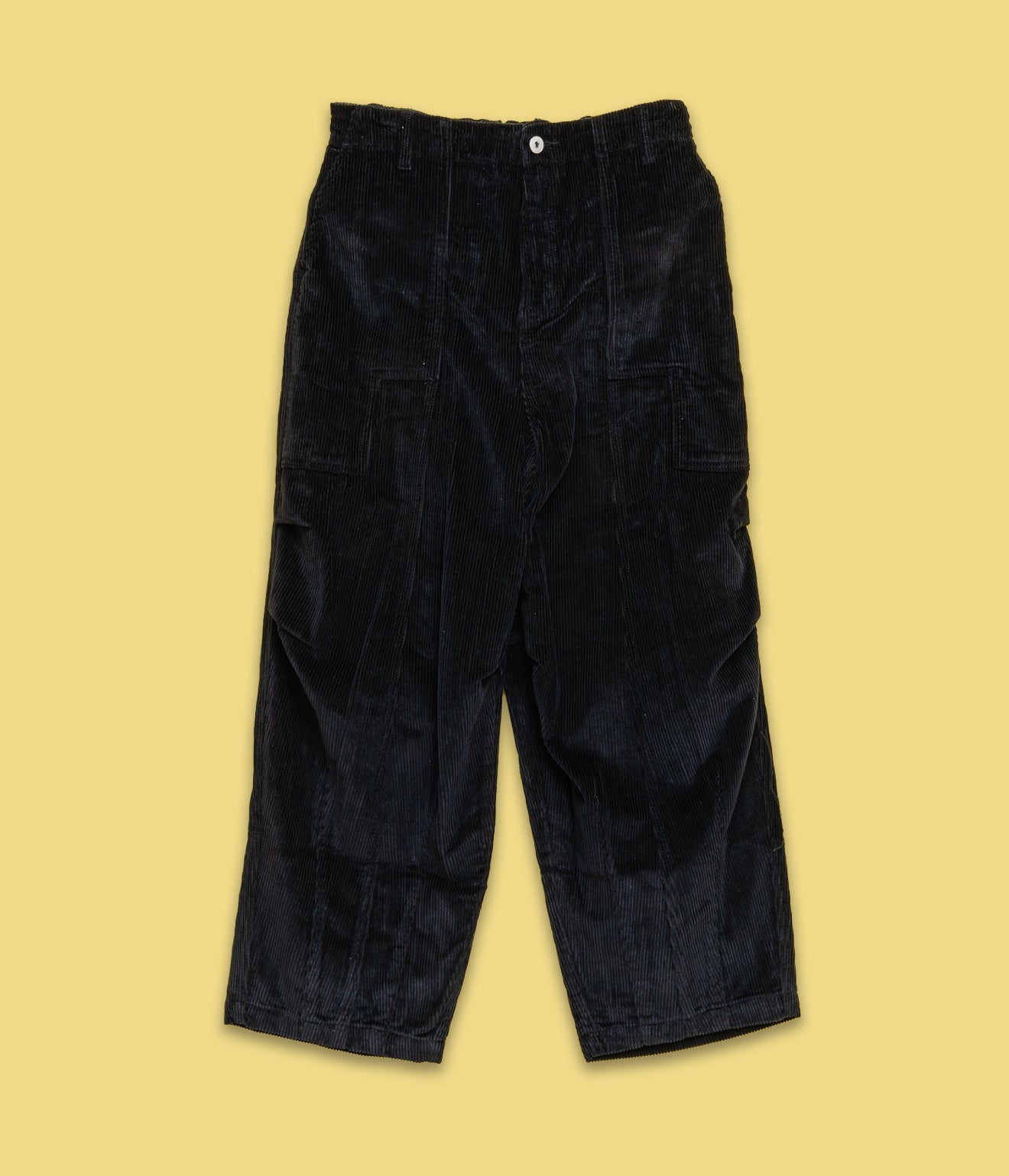 P.A.M. "CORDUROY PONDERING PANT" BLACK - WEAREALLANIMALS