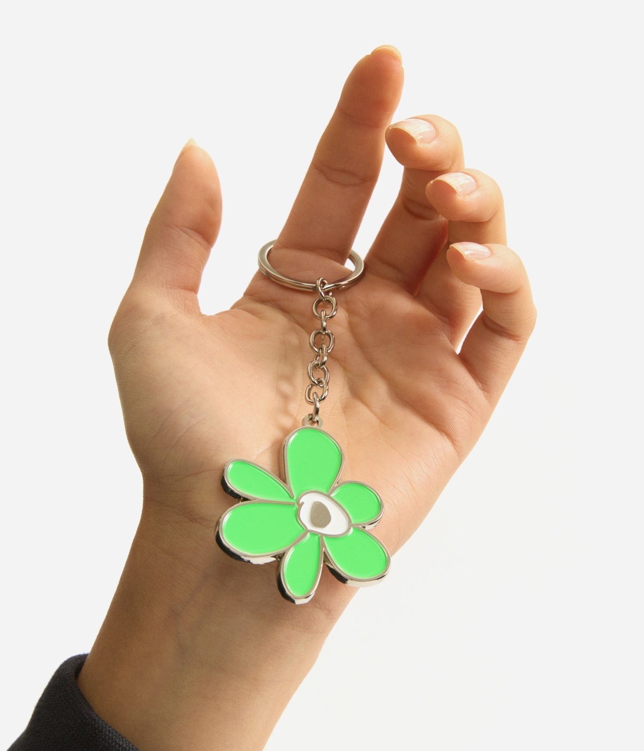 P.A.M. "GESTURES METAL KEYRING - GREEN" SHARP GREEN - WEAREALLANIMALS