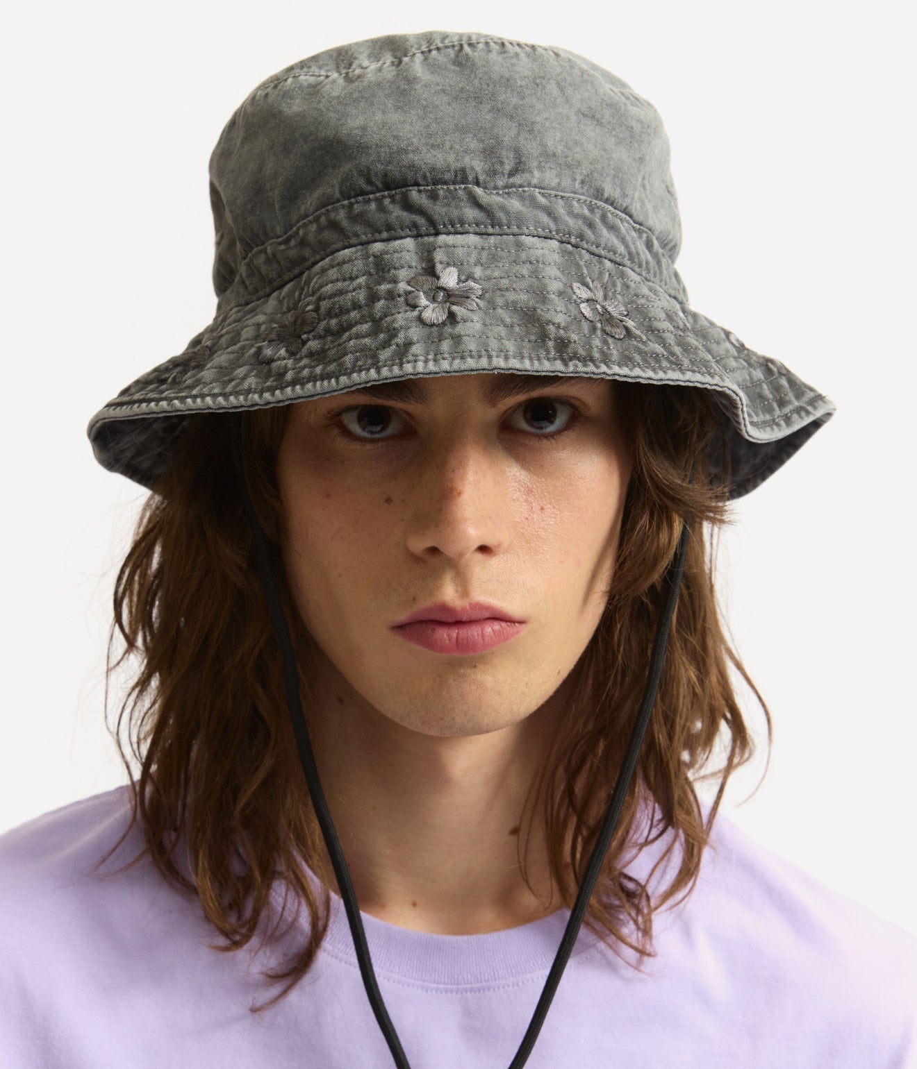 P.A.M. "GESTURES SUN HAT" BLACK WASH - WEAREALLANIMALS