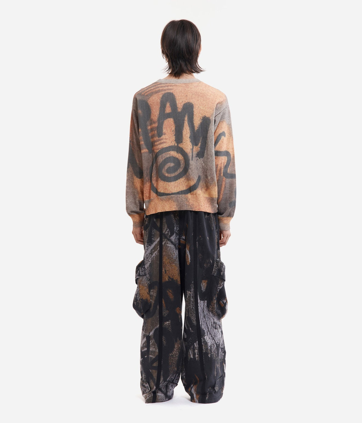 P.A.M. "GETTING OVER PRINTED KNIT CREWNECK" - WEAREALLANIMALS