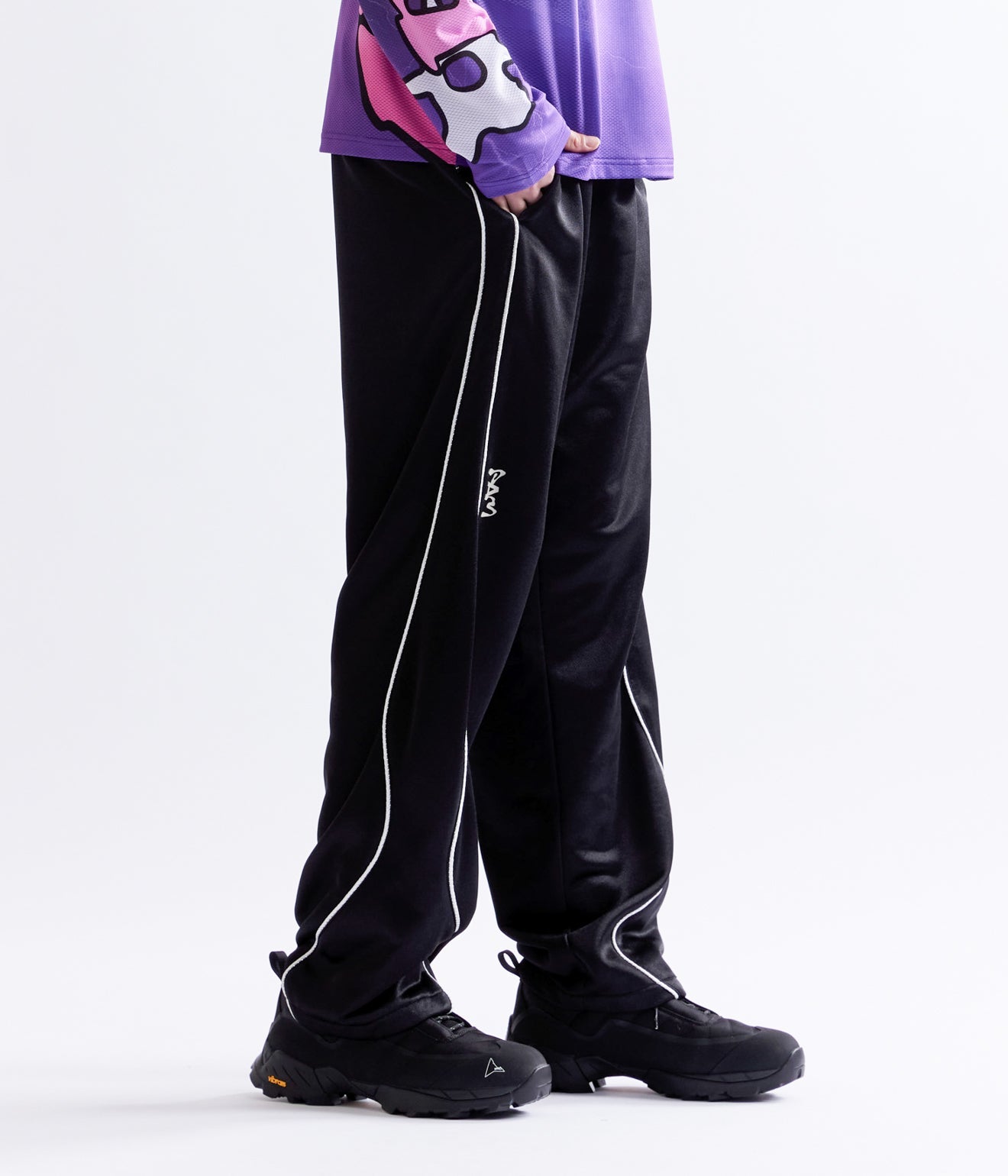 P.A.M. "LUNACY MIRAGE TRACK PANTS" BLACK - WEAREALLANIMALS