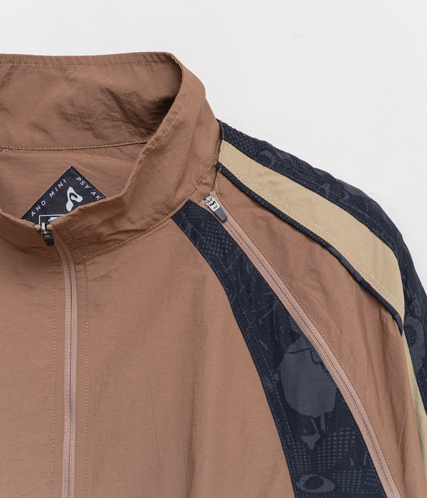 P.A.M. "LUNACY TRACKTION ZIP THRU TRACK JACKET" BROWN - WEAREALLANIMALS