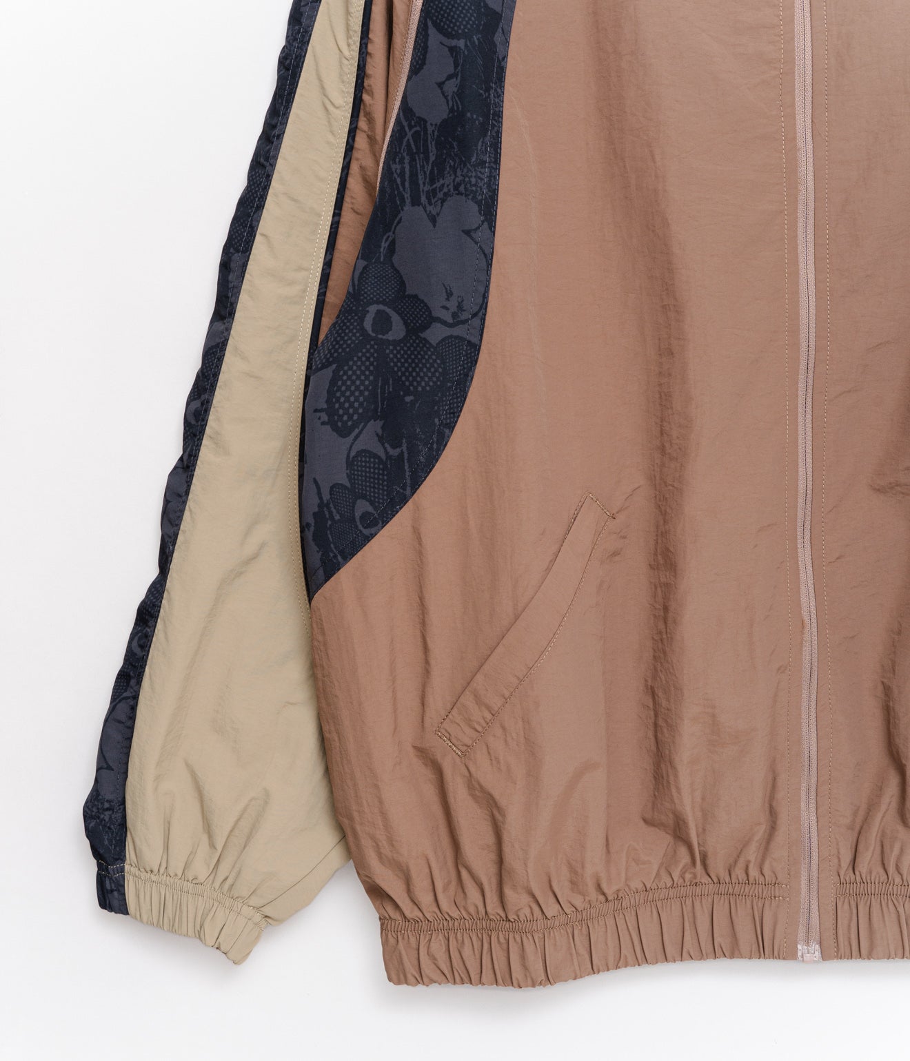 P.A.M. "LUNACY TRACKTION ZIP THRU TRACK JACKET" BROWN - WEAREALLANIMALS