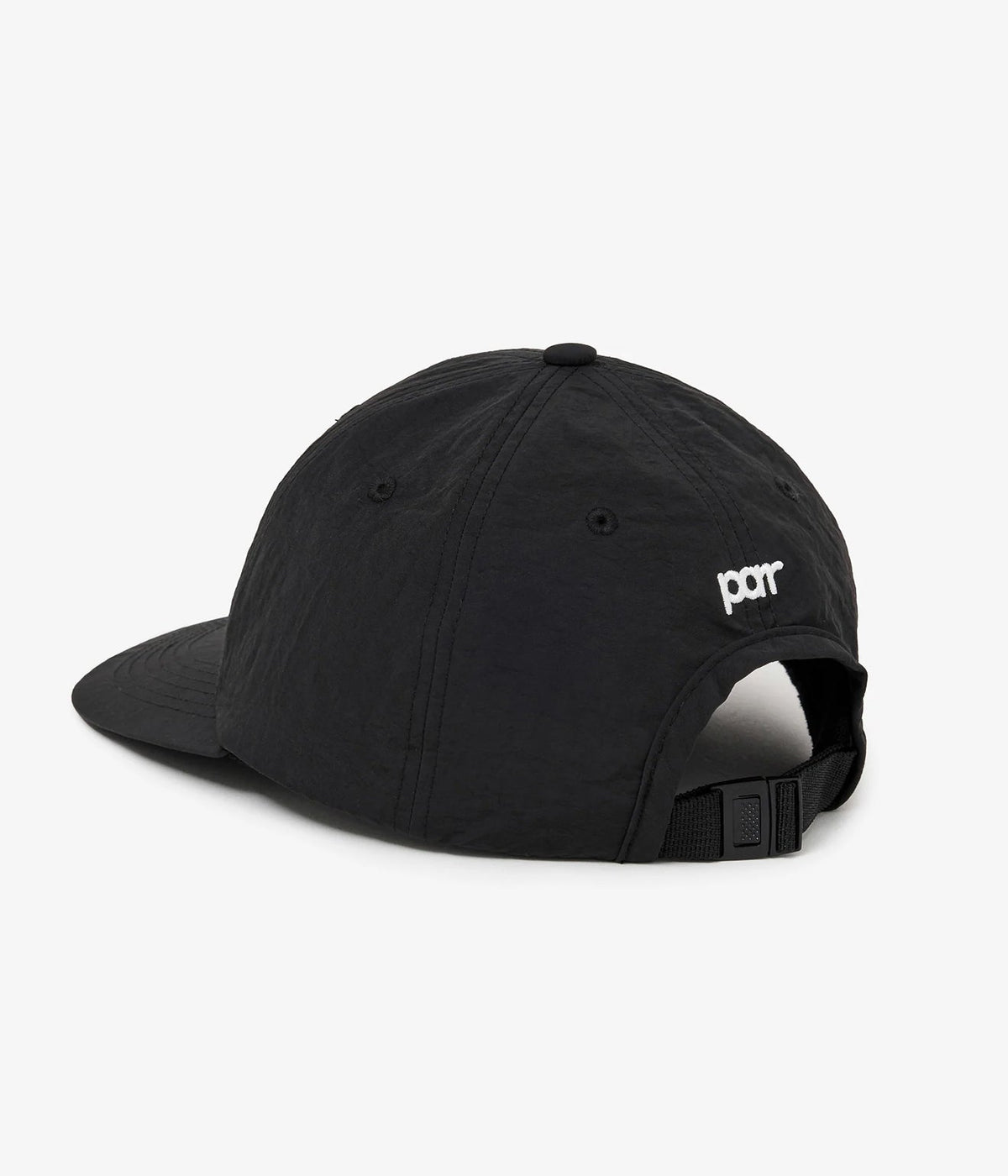 parr "6 panels spoon bill cap" Black - WEAREALLANIMALS