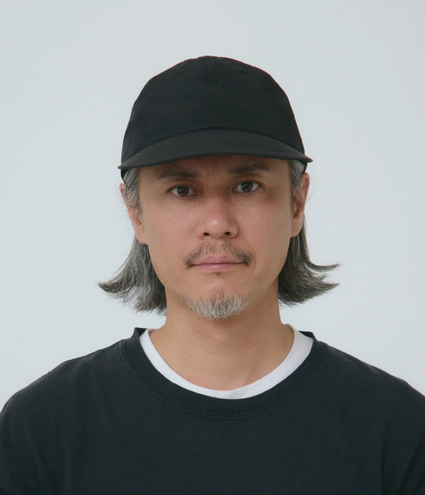 parr "6 panels spoon bill cap" Black - WEAREALLANIMALS