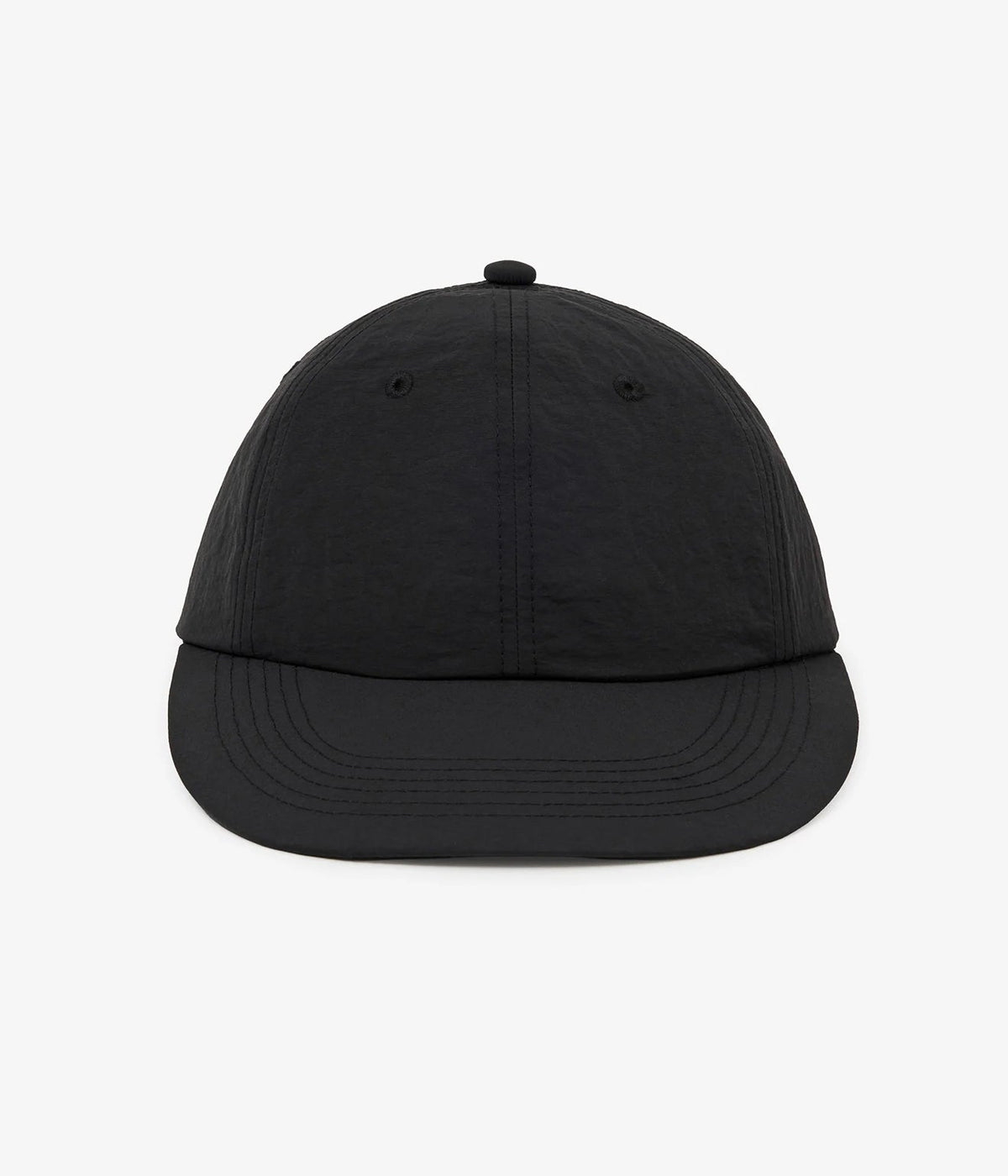 parr "6 panels spoon bill cap" Black - WEAREALLANIMALS