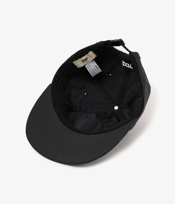 parr "6 panels spoon bill cap" Black - WEAREALLANIMALS