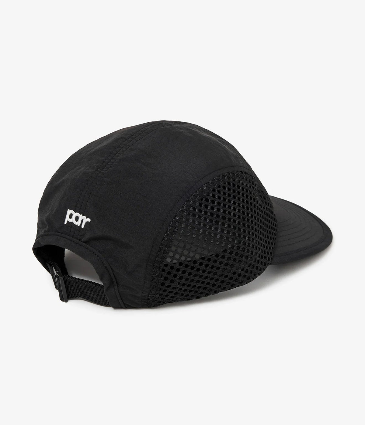 parr "side mesh spoon bill cap" Black - WEAREALLANIMALS