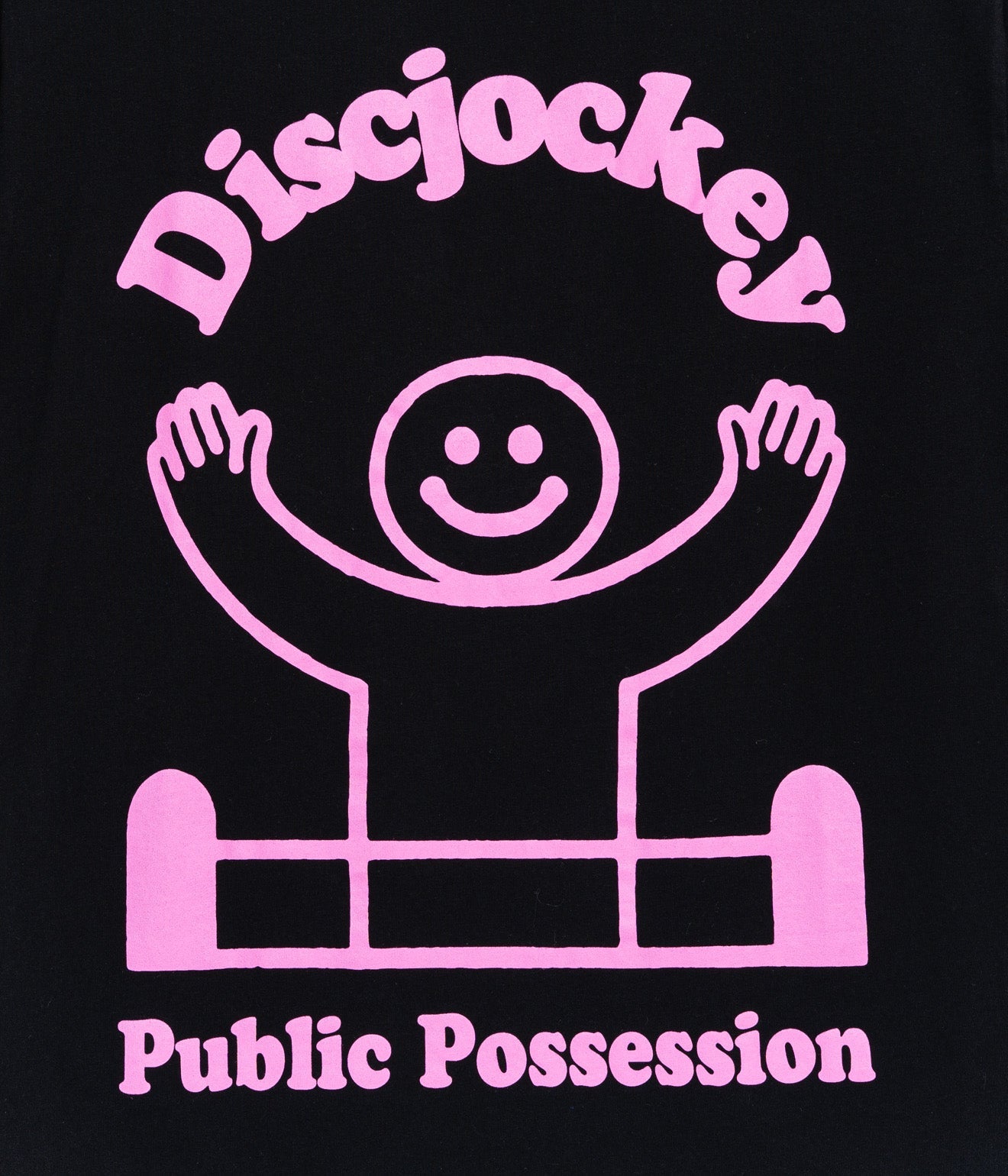 Public Possession "DEEJAY T - SHIRT" BLACK - WEAREALLANIMALS