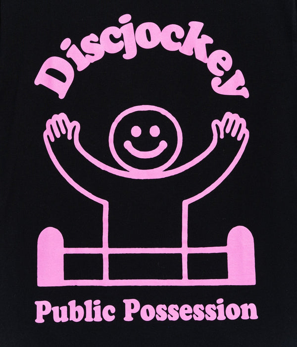 Public Possession "DEEJAY T - SHIRT" BLACK - WEAREALLANIMALS