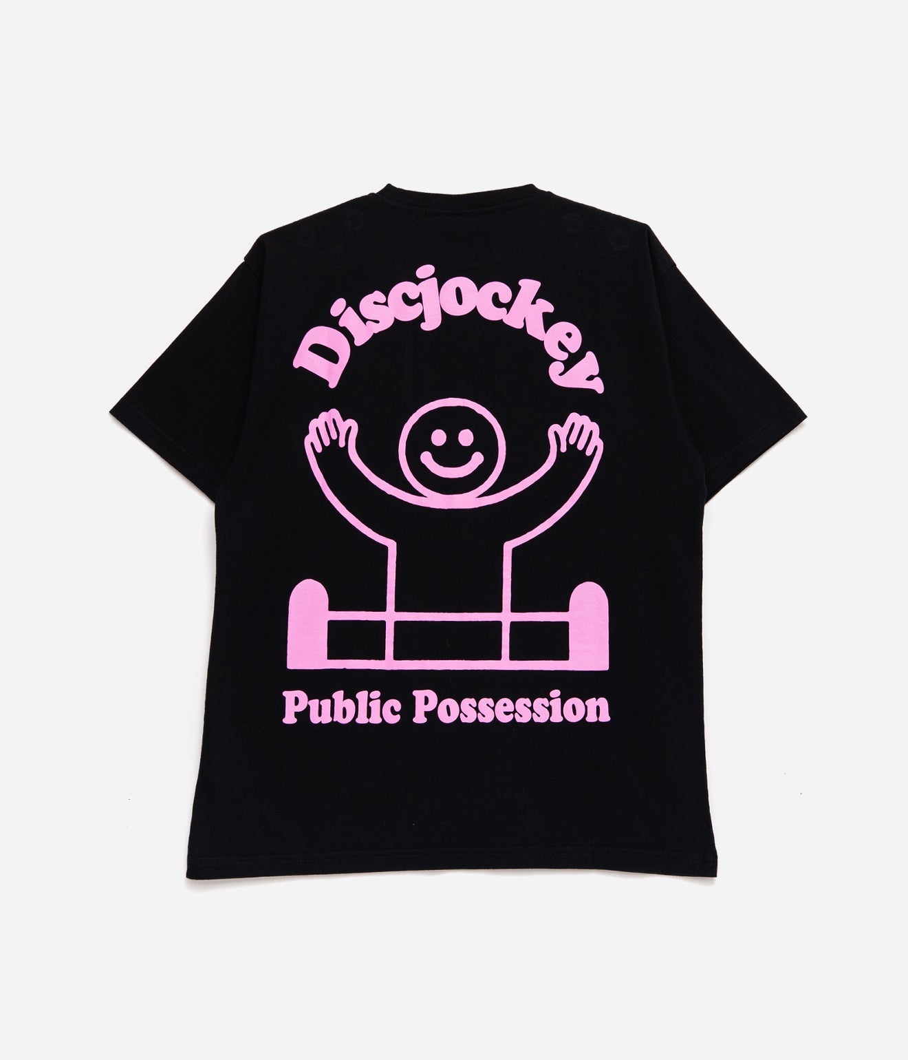 Public Possession "DEEJAY T - SHIRT" BLACK - WEAREALLANIMALS