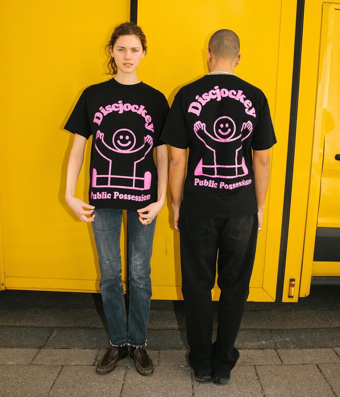 Public Possession "DEEJAY T - SHIRT" BLACK - WEAREALLANIMALS