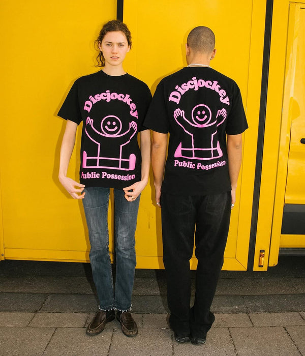 Public Possession "DEEJAY T - SHIRT" BLACK - WEAREALLANIMALS