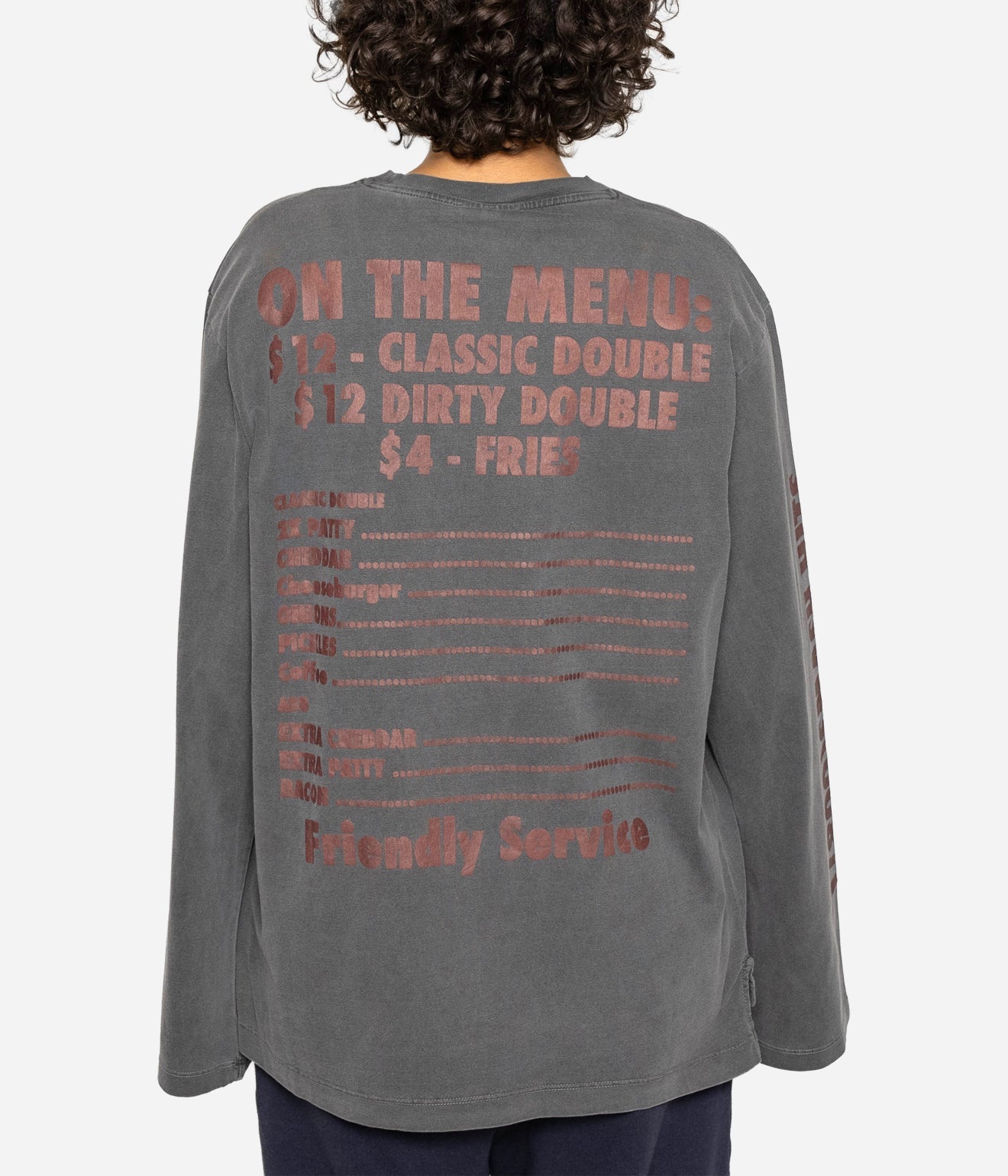 Public Possession "FONZO’S LONGSLEEVE" CHARCOAL - WEAREALLANIMALS