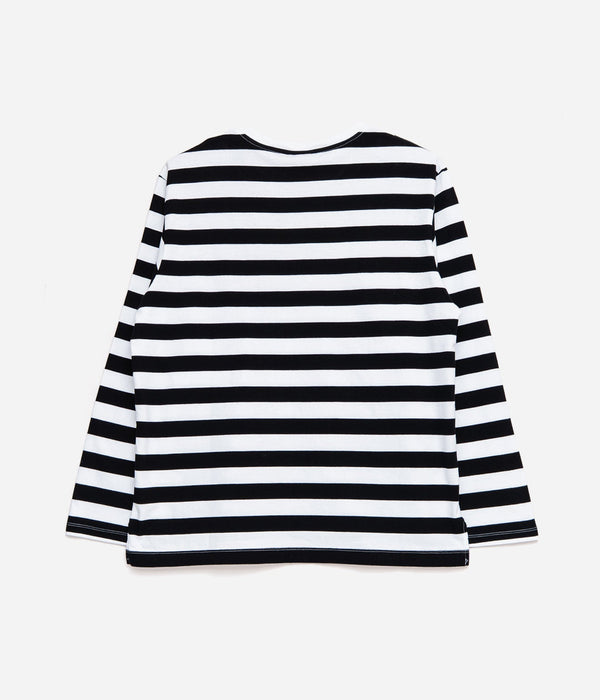 Public Possession "IPPI LONGSLEEVE" BLACK & WHITE STRIPED - WEAREALLANIMALS