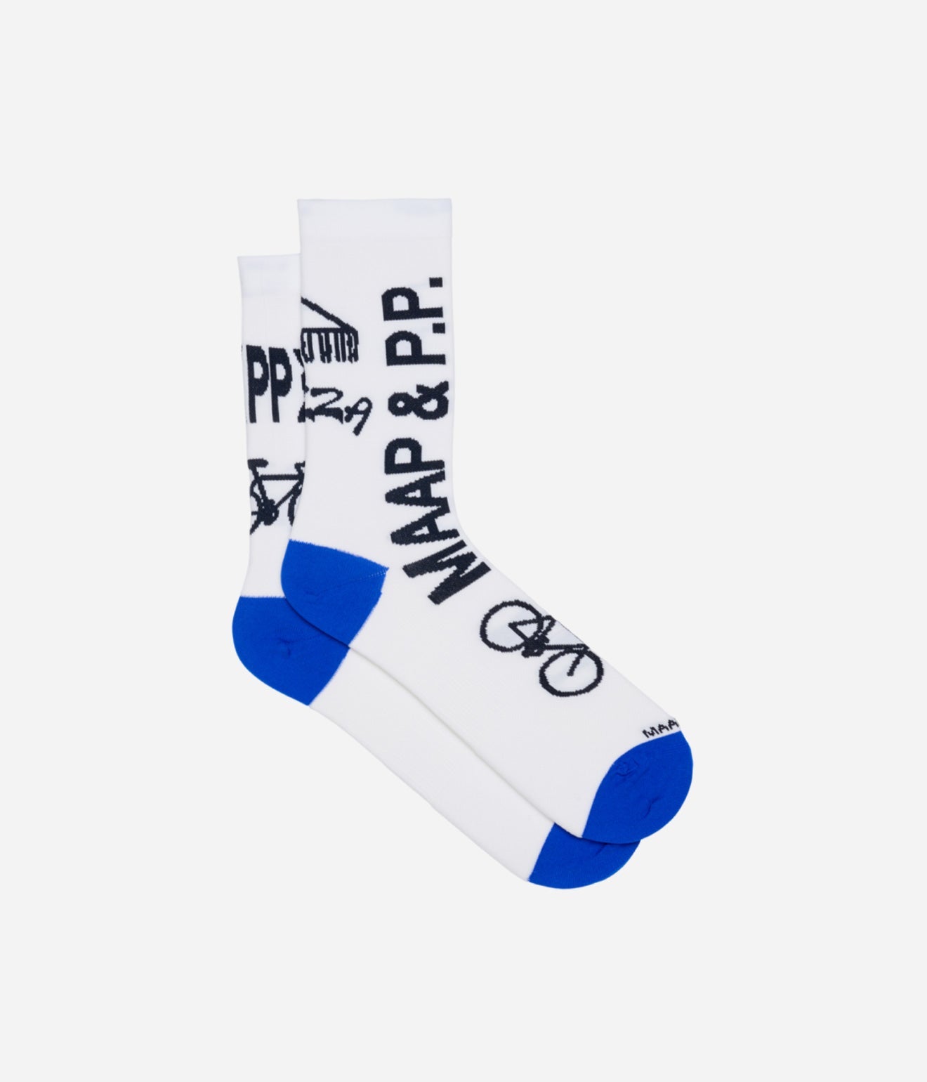 Public Possession & MAAP "TEAM" Sock White - WEAREALLANIMALS