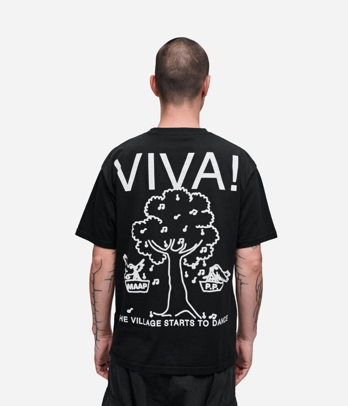 Public Possession & MAAP "VIVA!" T-Shirt Black - WEAREALLANIMALS
