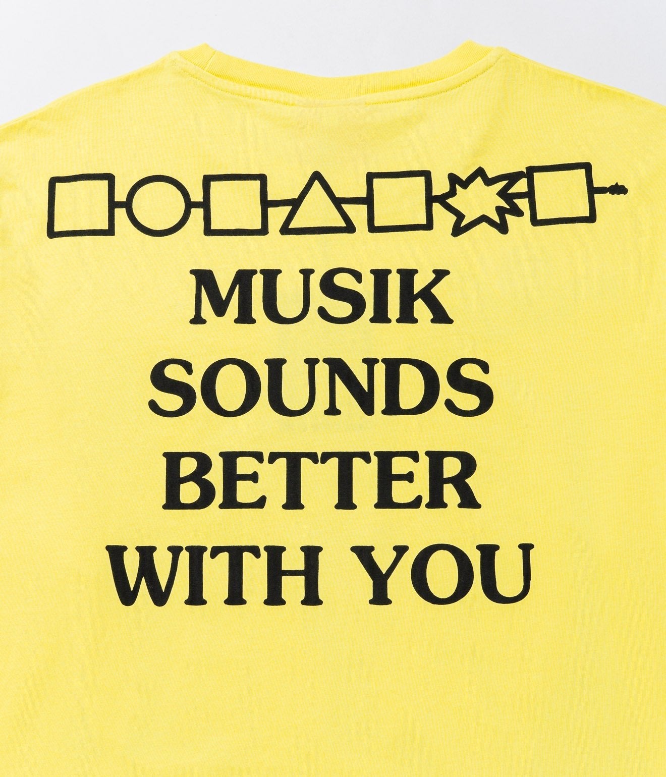 Public Possession "Musikinstrumente" Longsleeve Bright Yellow - WEAREALLANIMALS
