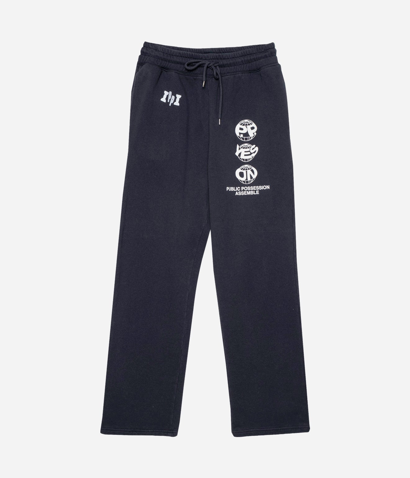 Public Possession "PLANET P.P. SWEATPANTS" NAVY BLUE - WEAREALLANIMALS
