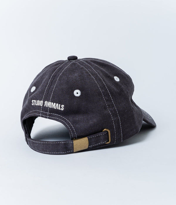 STUDIO ANIMALS “Animals Letter” Cap Charcoal - WEAREALLANIMALS