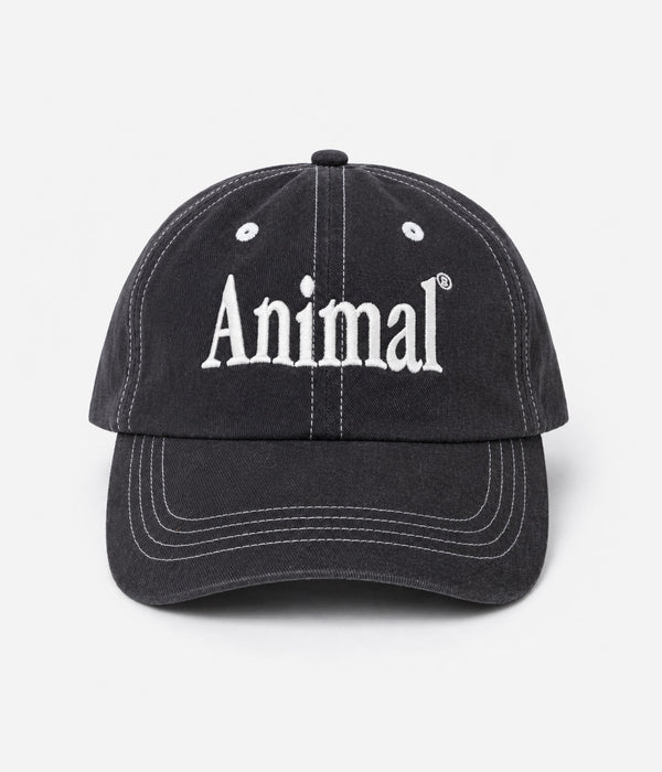 STUDIO ANIMALS “Animals Letter” Cap Charcoal - WEAREALLANIMALS