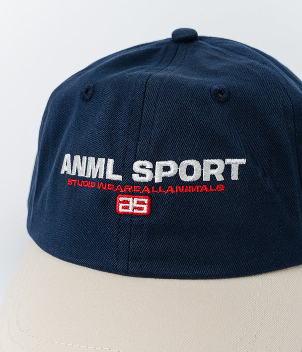 STUDIO ANIMALS “Animals Sport” Cap Navy/Natural - WEAREALLANIMALS