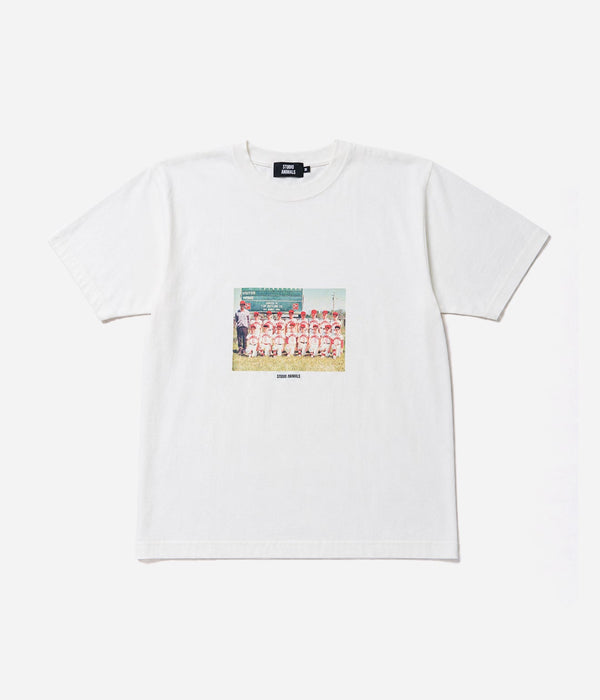 STUDIO ANIMALS “Baseball” S/S T-Shirt Natural - WEAREALLANIMALS