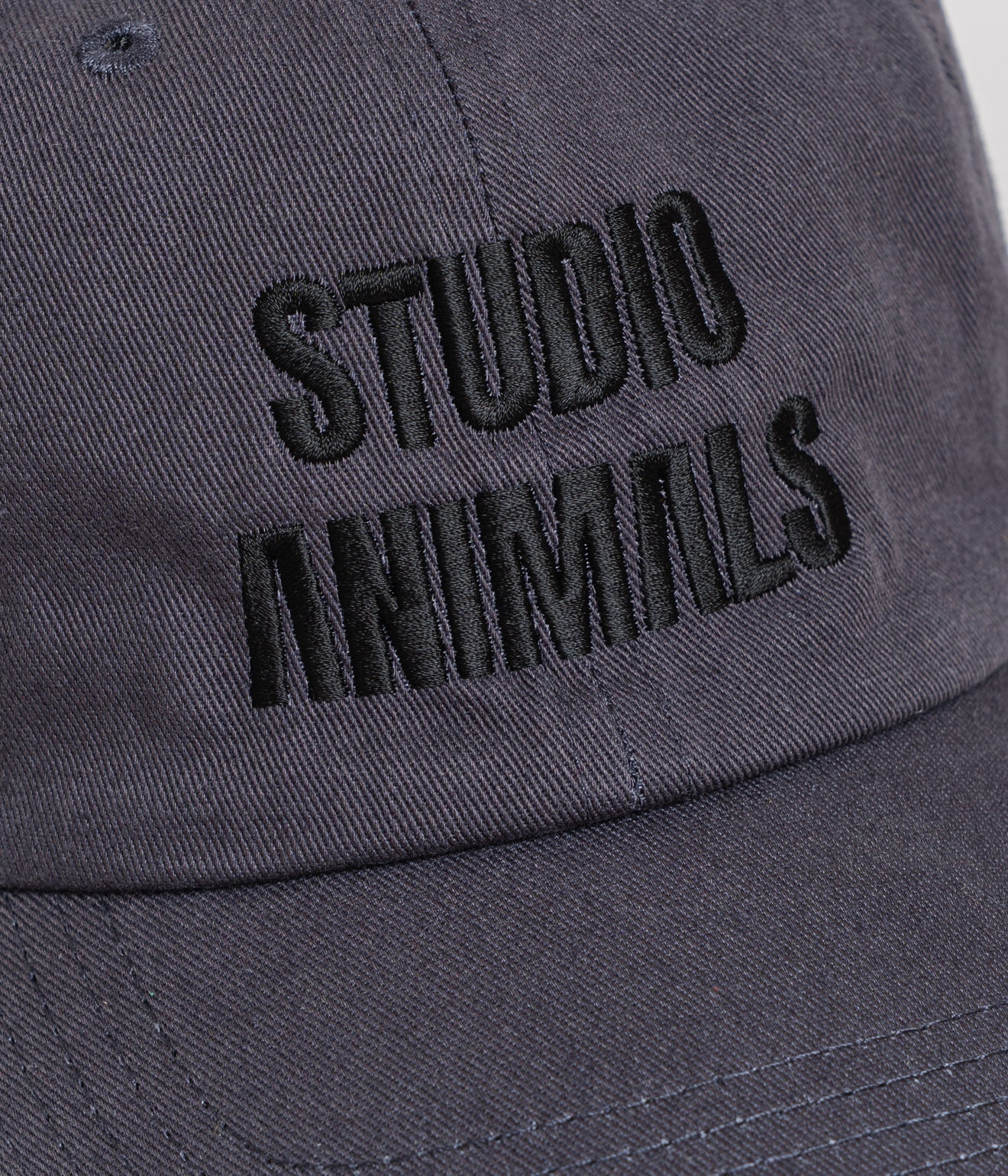 STUDIO ANIMALS "Basic Logo” Cap Charcoal - WEAREALLANIMALS