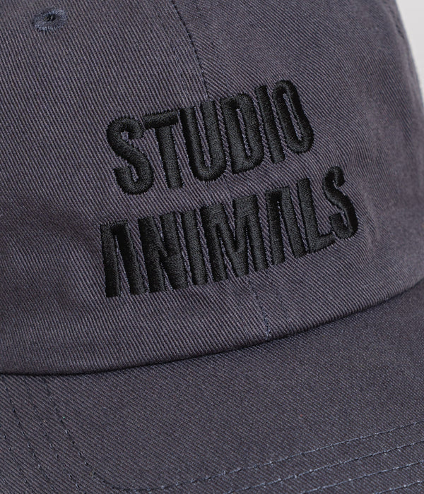 STUDIO ANIMALS "Basic Logo” Cap Charcoal - WEAREALLANIMALS