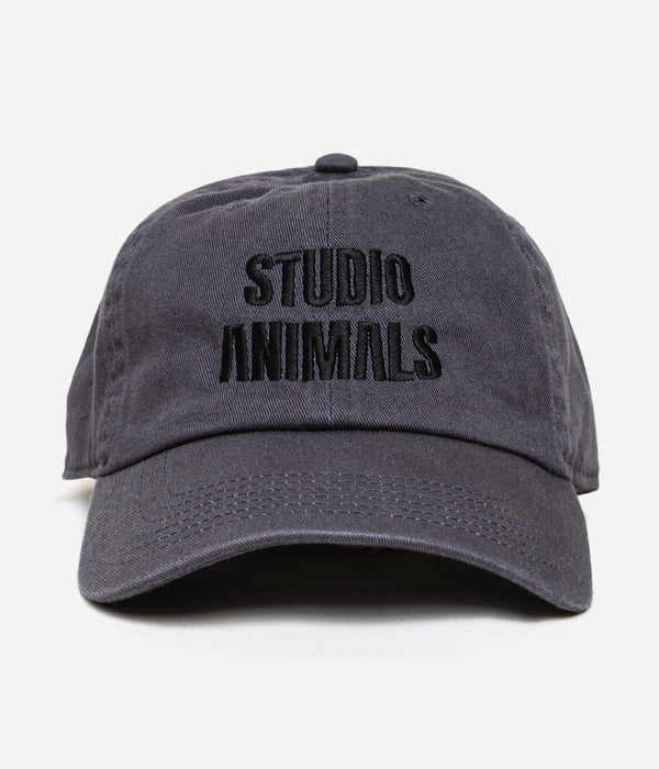STUDIO ANIMALS "Basic Logo” Cap Charcoal - WEAREALLANIMALS