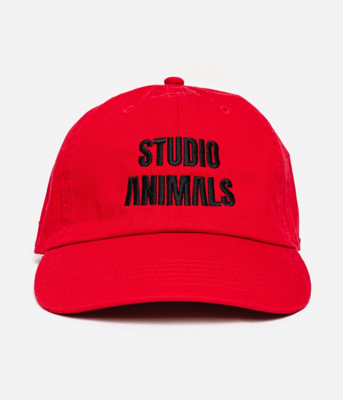 STUDIO ANIMALS "Basic Logo” Cap Red - WEAREALLANIMALS