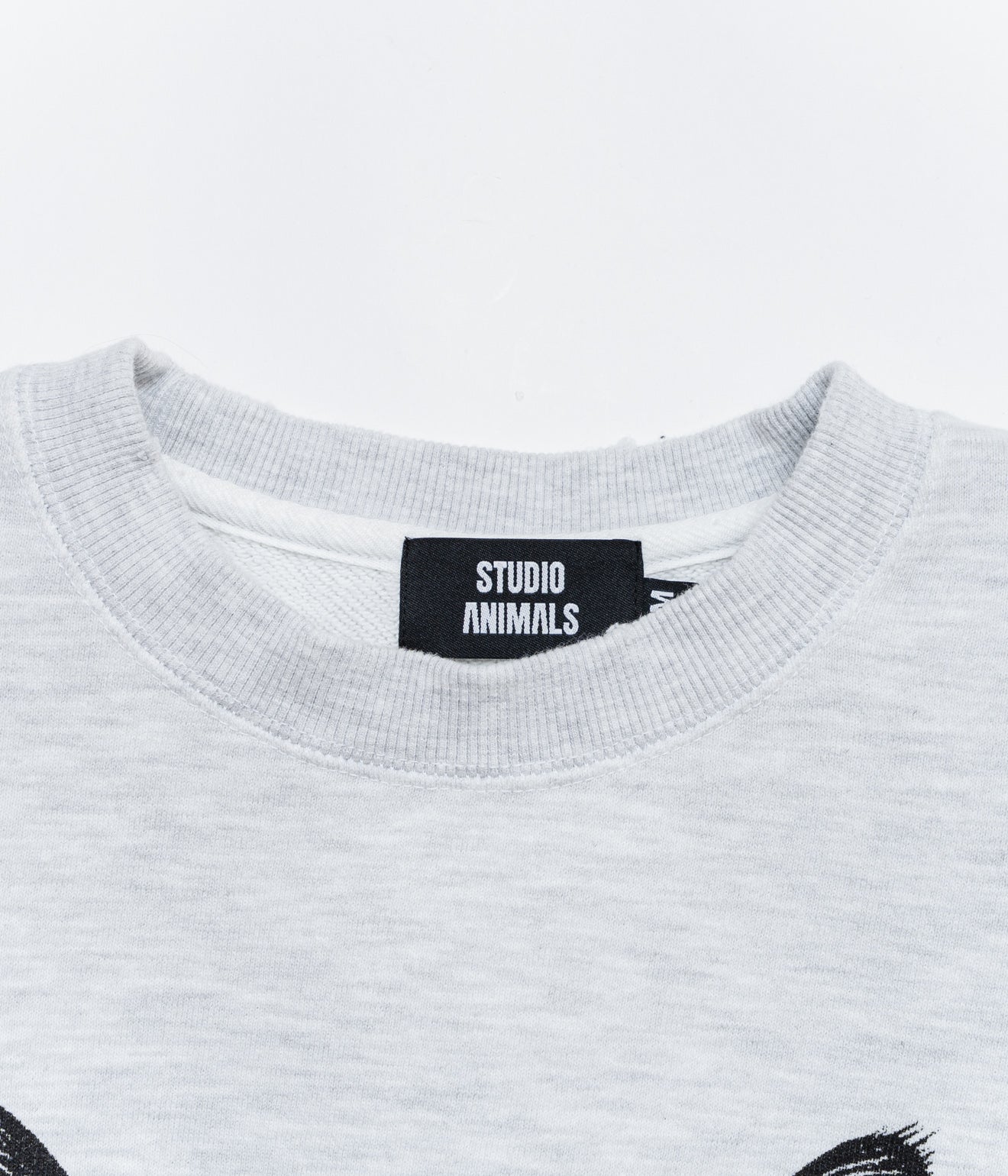 STUDIO ANIMALS “Cat” Sweatshirt Ash - WEAREALLANIMALS