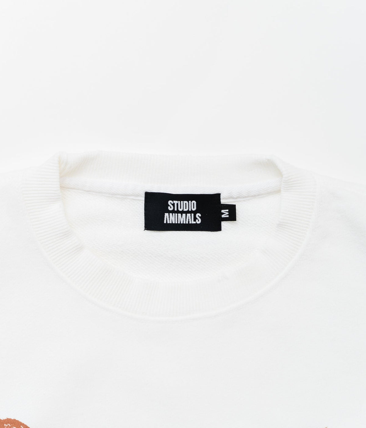 STUDIO ANIMALS "Cat" SWEATSHIRT WHITE - WEAREALLANIMALS