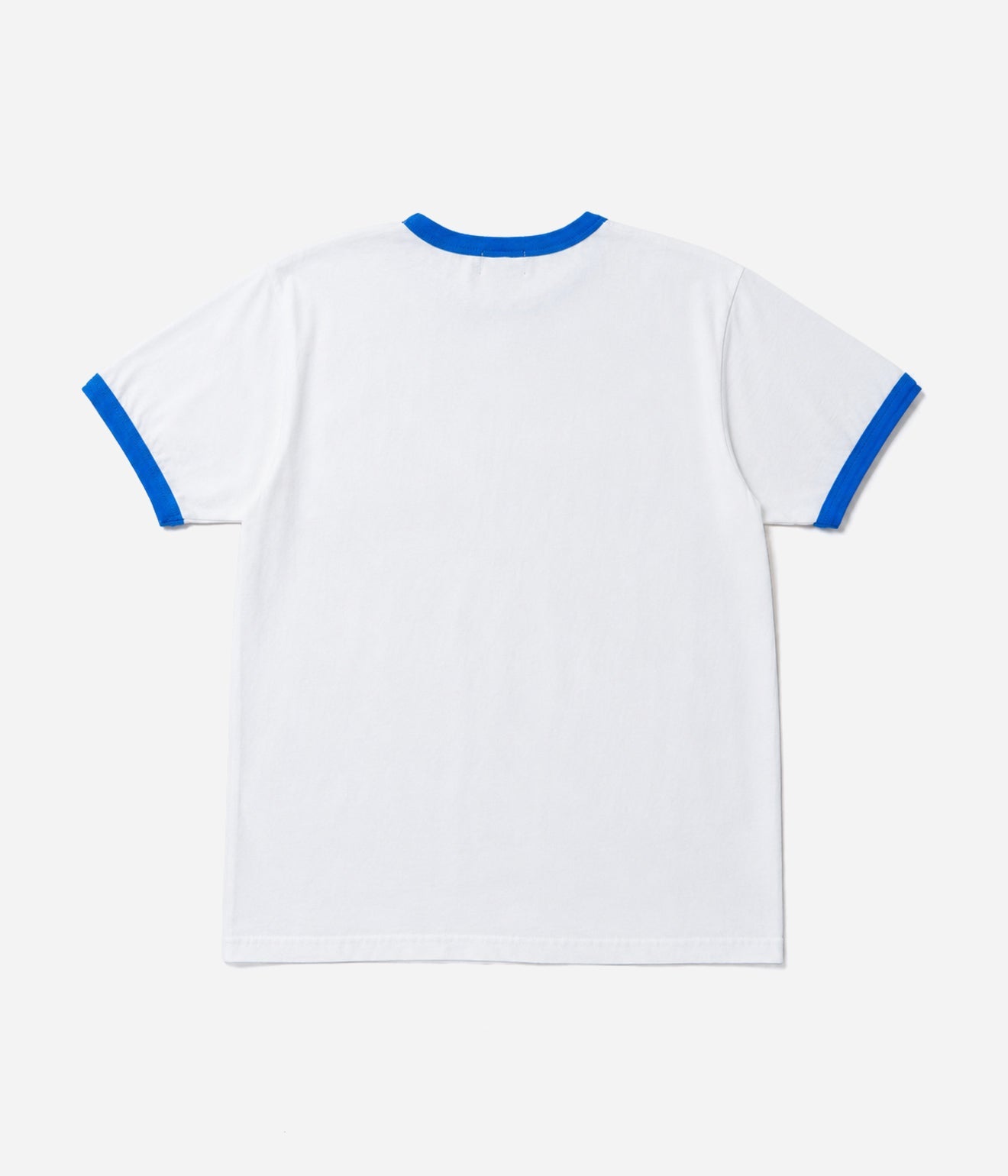 STUDIO ANIMALS “Curved Arch Logo” S/S T-Shirt White / Blue - WEAREALLANIMALS
